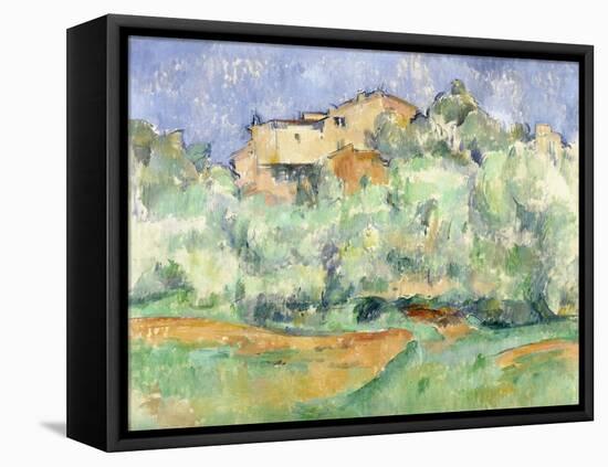 House and Dovecote at Bellevue, 1890-Paul Cézanne-Framed Premier Image Canvas