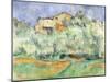 House and Dovecote at Bellevue, 1890-Paul Cézanne-Mounted Giclee Print