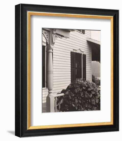 House and Grape Leaves, 1934-Alfred Stieglitz-Framed Art Print