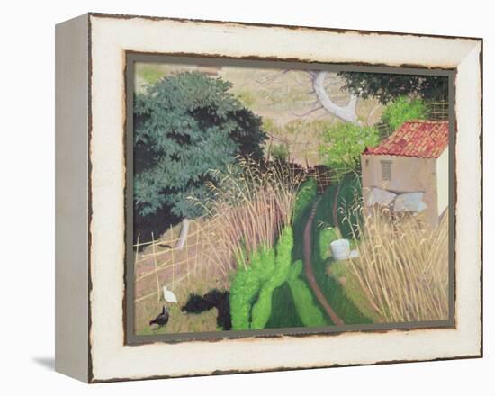 House and Reeds, circa 1921-24-Félix Vallotton-Framed Premier Image Canvas