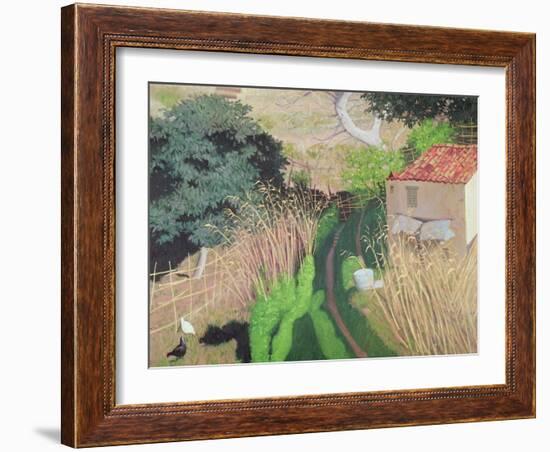 House and Reeds, circa 1921-24-Félix Vallotton-Framed Giclee Print