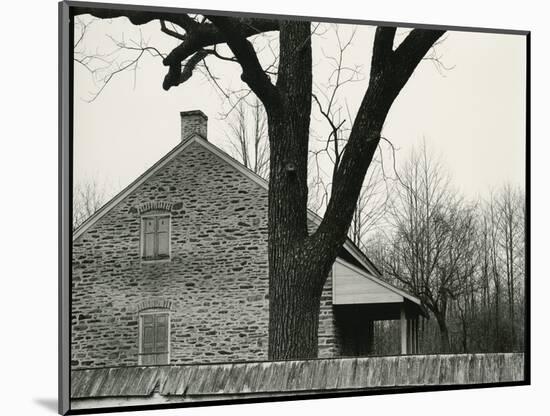 House and Tree, c. 1940-Brett Weston-Mounted Photographic Print