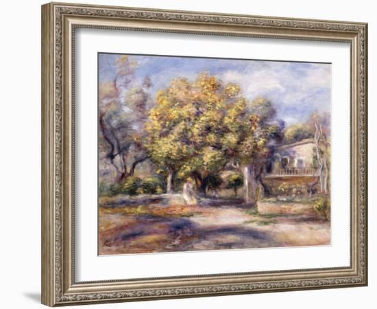 House at Cagnes, C.1905-Pierre-Auguste Renoir-Framed Giclee Print