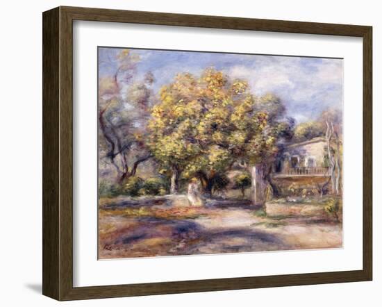 House at Cagnes, C.1905-Pierre-Auguste Renoir-Framed Giclee Print