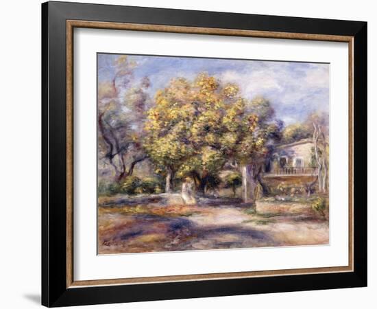 House at Cagnes, C.1905-Pierre-Auguste Renoir-Framed Giclee Print