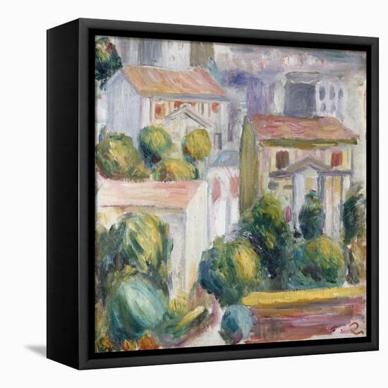 House at Cagnes-Eugène Boudin-Framed Premier Image Canvas