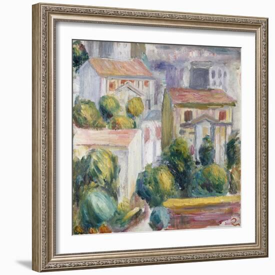 House at Cagnes-Eugène Boudin-Framed Giclee Print