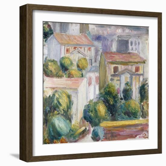 House at Cagnes-Eugène Boudin-Framed Giclee Print