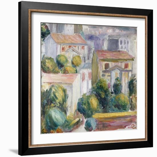 House at Cagnes-Eugène Boudin-Framed Giclee Print