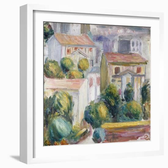 House at Cagnes-Eugène Boudin-Framed Giclee Print