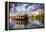 House Boat in Backwaters-Marina Pissarova-Framed Premier Image Canvas