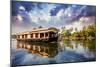 House Boat in Backwaters-Marina Pissarova-Mounted Photographic Print