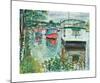 House Boats, Loch Lomond-George Leslie Hunter-Mounted Premium Giclee Print