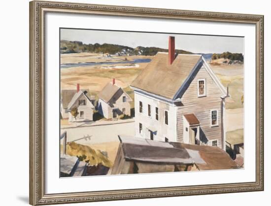 House By 'squam River, Gloucester (cape Ann, Massachusetts), 1926-Edward Hopper-Framed Art Print