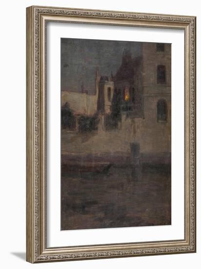 House by the Water-Henri Duhem-Framed Giclee Print