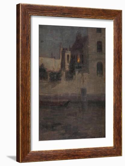 House by the Water-Henri Duhem-Framed Giclee Print