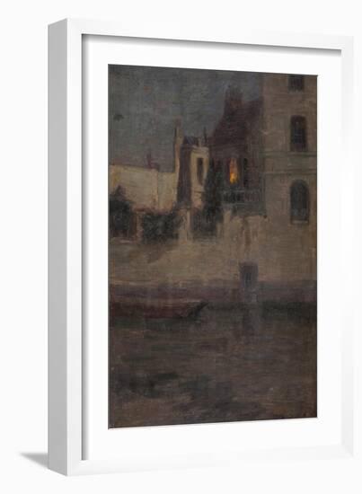 House by the Water-Henri Duhem-Framed Giclee Print