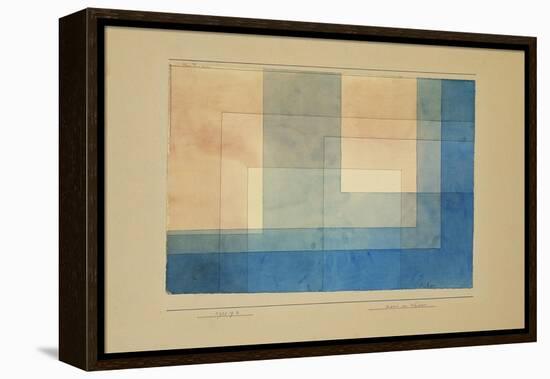 House by the Water-Paul Klee-Framed Premier Image Canvas