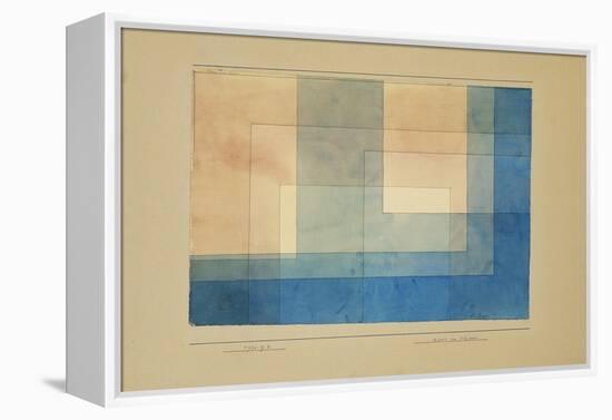 House by the Water-Paul Klee-Framed Premier Image Canvas