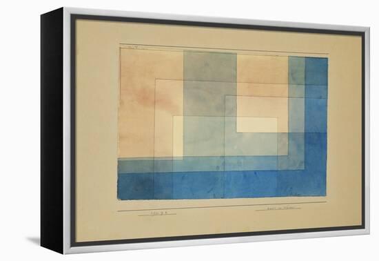 House by the Water-Paul Klee-Framed Premier Image Canvas