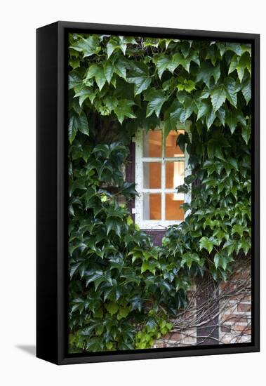 House, Detail, Window, Covered-Nora Frei-Framed Premier Image Canvas