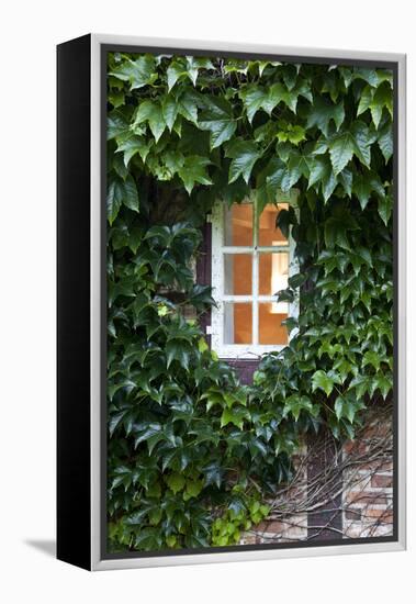 House, Detail, Window, Covered-Nora Frei-Framed Premier Image Canvas