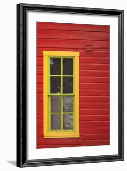 House Detail, Winter, Crested Butte, Colorado, USA-Walter Bibikow-Framed Photographic Print