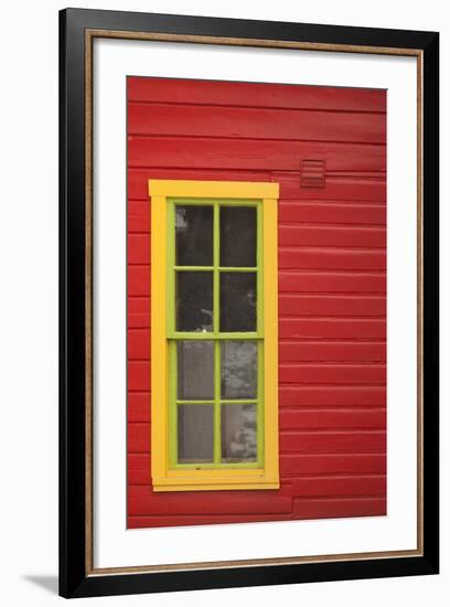 House Detail, Winter, Crested Butte, Colorado, USA-Walter Bibikow-Framed Photographic Print