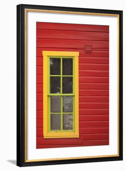 House Detail, Winter, Crested Butte, Colorado, USA-Walter Bibikow-Framed Photographic Print