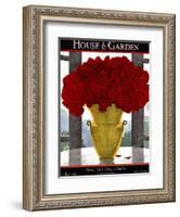 House & Garden Cover - May 1924-André E. Marty-Framed Premium Giclee Print