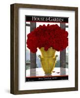 House & Garden Cover - May 1924-André E. Marty-Framed Premium Giclee Print