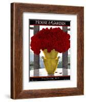 House & Garden Cover - May 1924-André E. Marty-Framed Premium Giclee Print