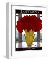 House & Garden Cover - May 1924-André E. Marty-Framed Premium Giclee Print