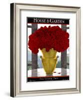 House & Garden Cover - May 1924-André E. Marty-Framed Premium Giclee Print
