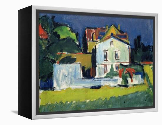 House in a Landscape-Ernst Ludwig Kirchner-Framed Premier Image Canvas