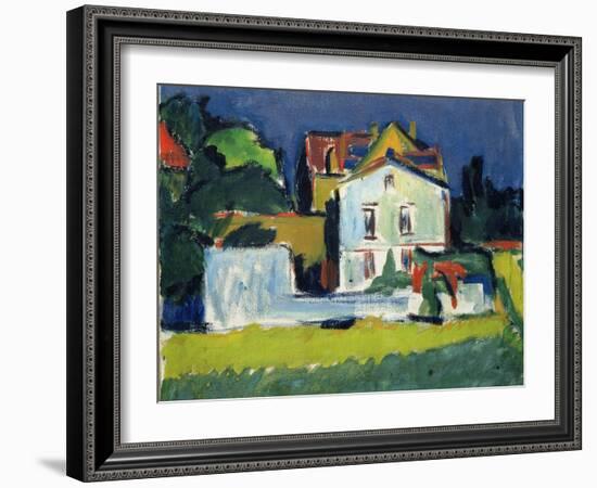 House in a Landscape-Ernst Ludwig Kirchner-Framed Giclee Print