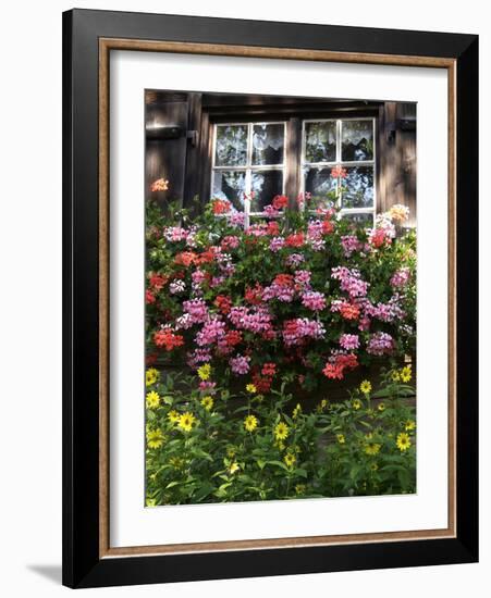 House in Gerstruben Near Oberstdorf, Allgau, Bavaria, Germany, Europe-Hans Peter Merten-Framed Photographic Print