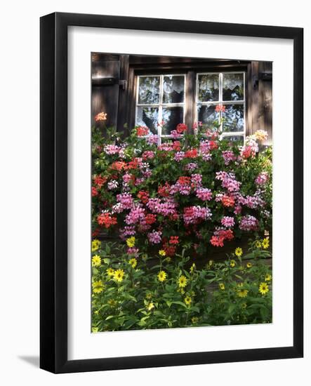 House in Gerstruben Near Oberstdorf, Allgau, Bavaria, Germany, Europe-Hans Peter Merten-Framed Photographic Print