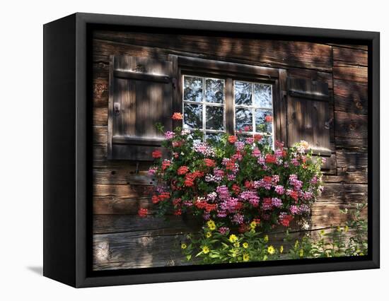 House in Gerstruben Near Oberstdorf, Allgau, Bavaria, Germany, Europe-Hans Peter Merten-Framed Premier Image Canvas