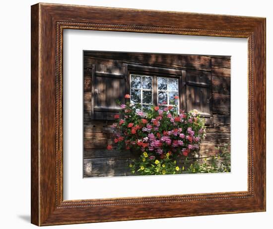 House in Gerstruben Near Oberstdorf, Allgau, Bavaria, Germany, Europe-Hans Peter Merten-Framed Photographic Print