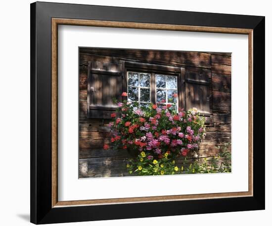 House in Gerstruben Near Oberstdorf, Allgau, Bavaria, Germany, Europe-Hans Peter Merten-Framed Photographic Print