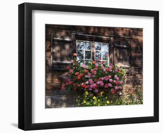 House in Gerstruben Near Oberstdorf, Allgau, Bavaria, Germany, Europe-Hans Peter Merten-Framed Photographic Print