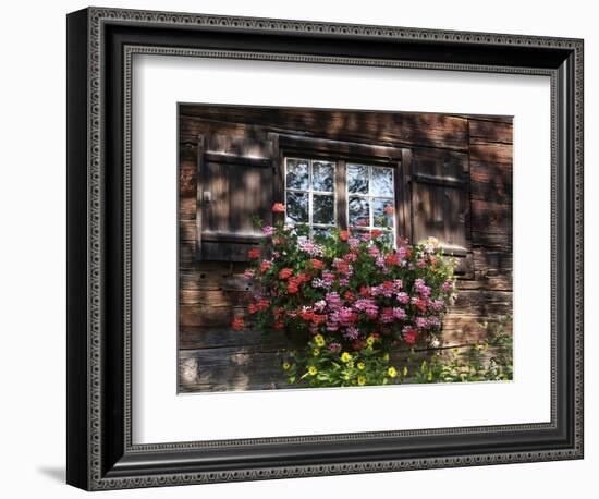 House in Gerstruben Near Oberstdorf, Allgau, Bavaria, Germany, Europe-Hans Peter Merten-Framed Photographic Print