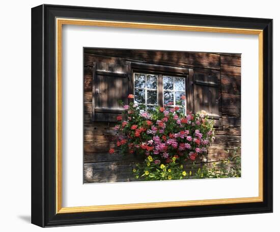 House in Gerstruben Near Oberstdorf, Allgau, Bavaria, Germany, Europe-Hans Peter Merten-Framed Photographic Print