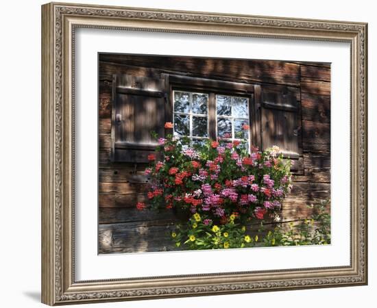 House in Gerstruben Near Oberstdorf, Allgau, Bavaria, Germany, Europe-Hans Peter Merten-Framed Photographic Print