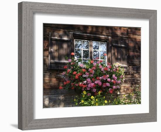 House in Gerstruben Near Oberstdorf, Allgau, Bavaria, Germany, Europe-Hans Peter Merten-Framed Photographic Print