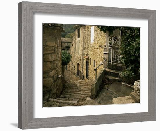 House in La Roque Sure Ceze, Gard, Rhone Alpes, France-Michael Busselle-Framed Photographic Print