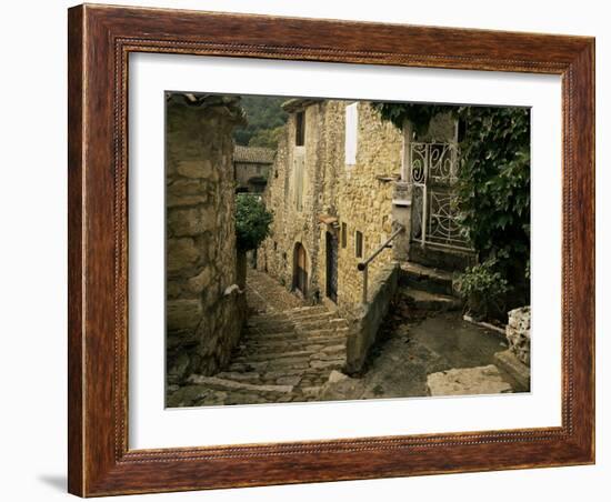 House in La Roque Sure Ceze, Gard, Rhone Alpes, France-Michael Busselle-Framed Photographic Print