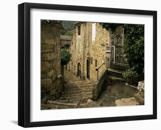 House in La Roque Sure Ceze, Gard, Rhone Alpes, France-Michael Busselle-Framed Photographic Print