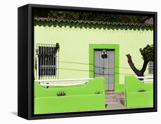 House in Pampatar City, Isla Margarita, Nueva Esparta State, Venezuela, South America-Richard Cummins-Framed Premier Image Canvas